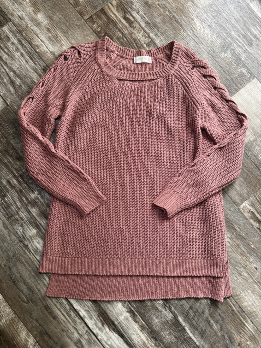 Altar’d State Knit Sweater - Dusty Rose